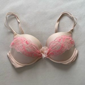Victoria Secret Blush Pink Bra With Bow